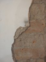 Patch plastering in a Victorian terrace