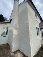 2.5 years old lime render crumbling away... advice appreciated