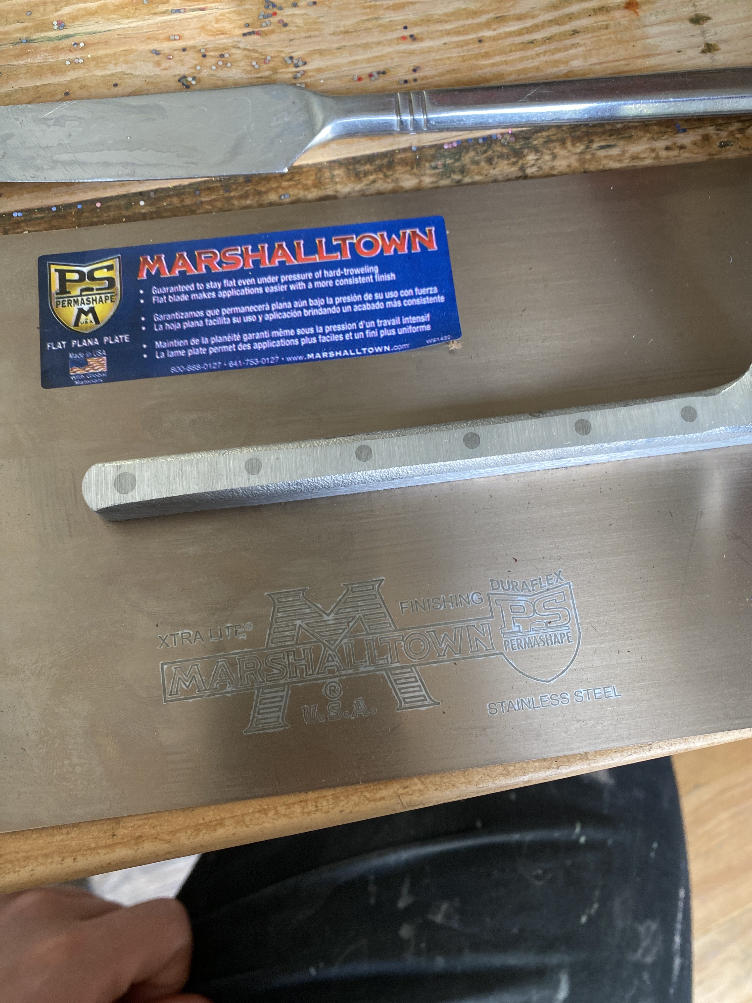 Marshalltown permashape deals gold plastering trowel