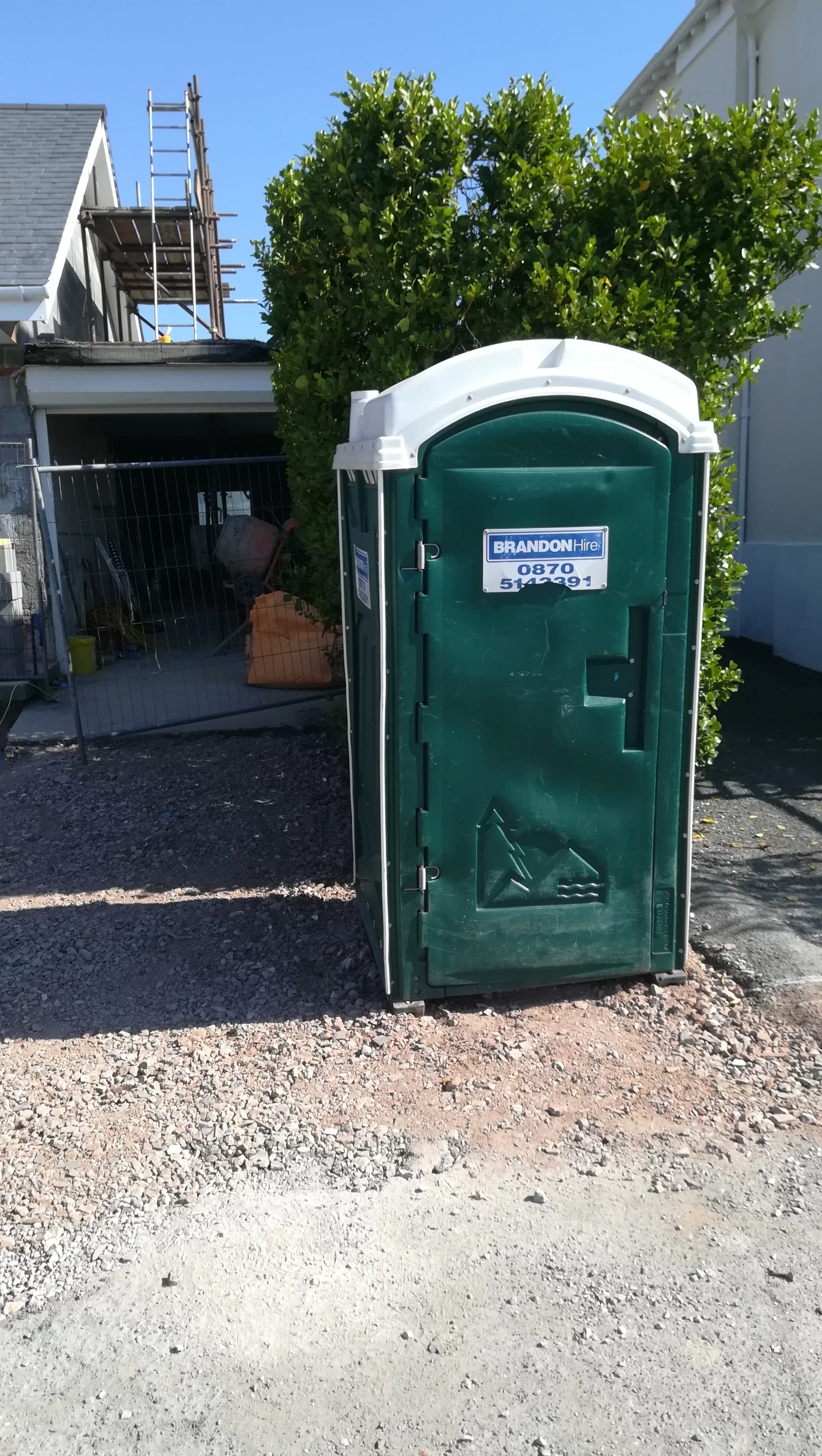 Where shall we put the portaloo?