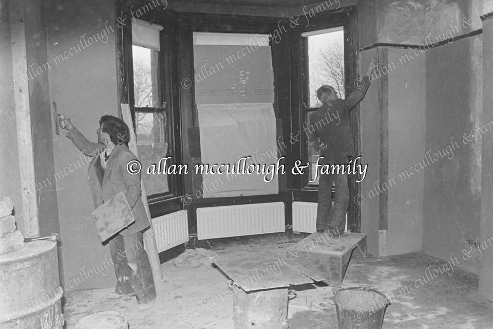 Irish plastering years ago