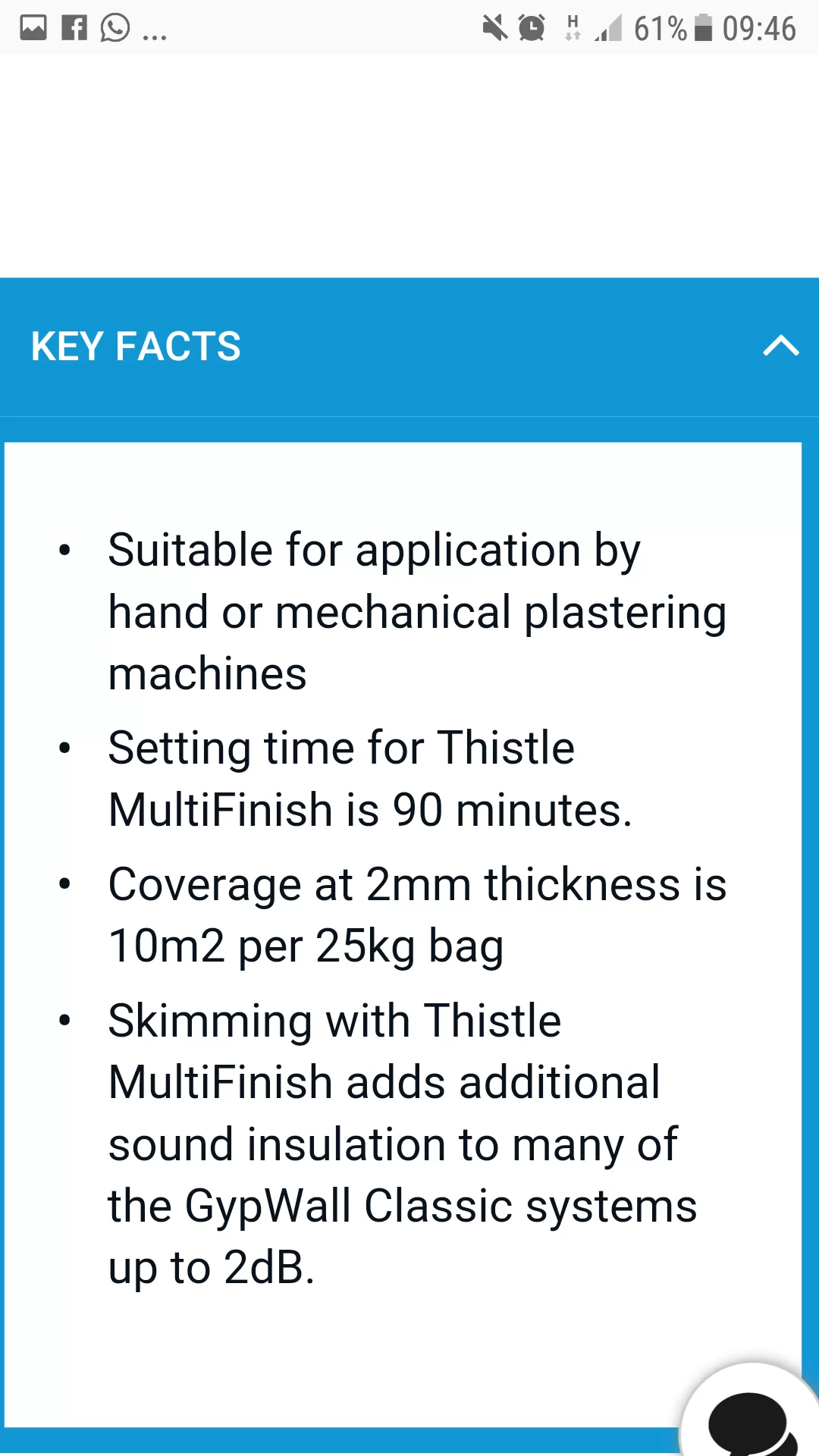 multi finish setting times