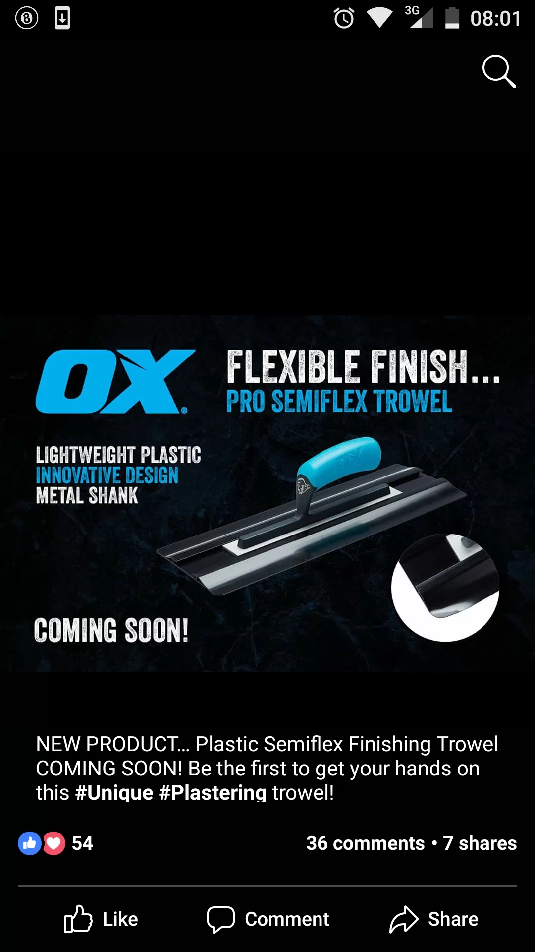 Ox new trowel