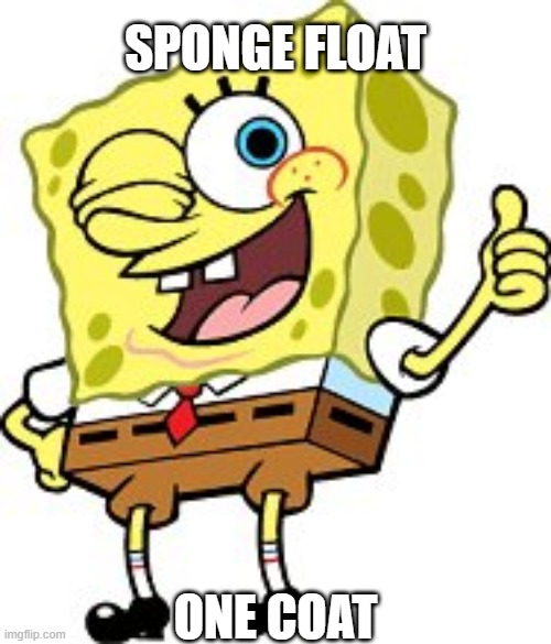 Sponge float help