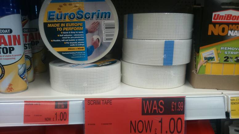 Cheap Scrim @ B&M