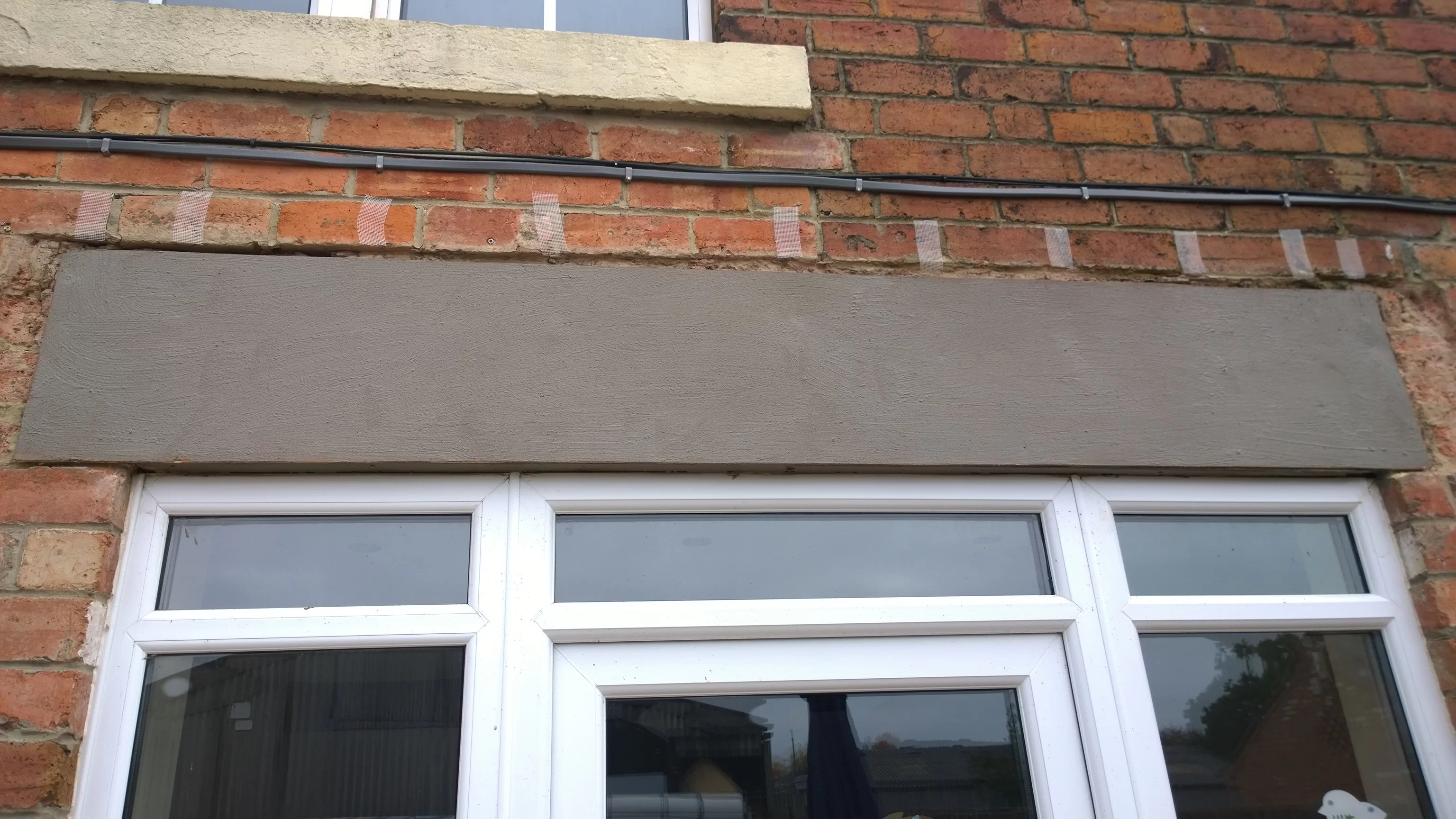 Farmhouse lintel patch up