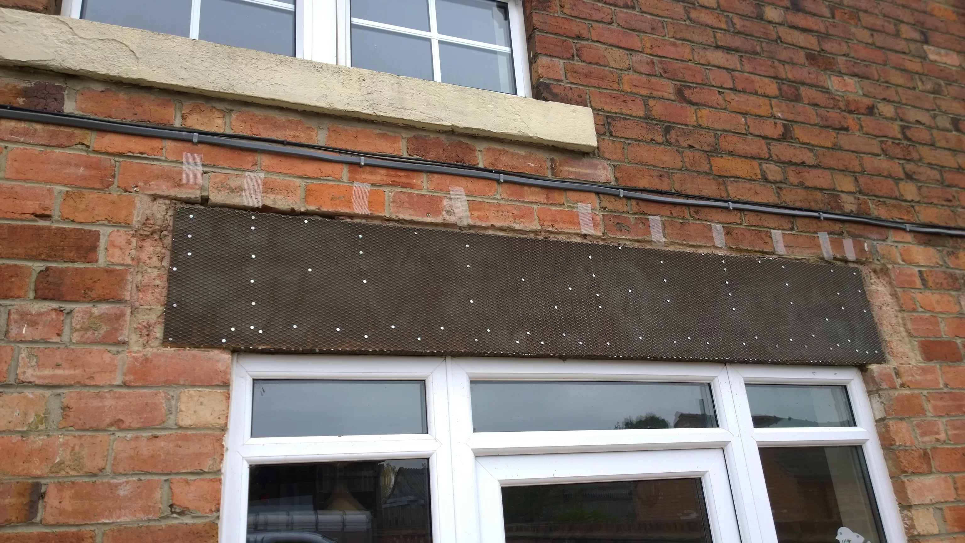 Farmhouse lintel patch up