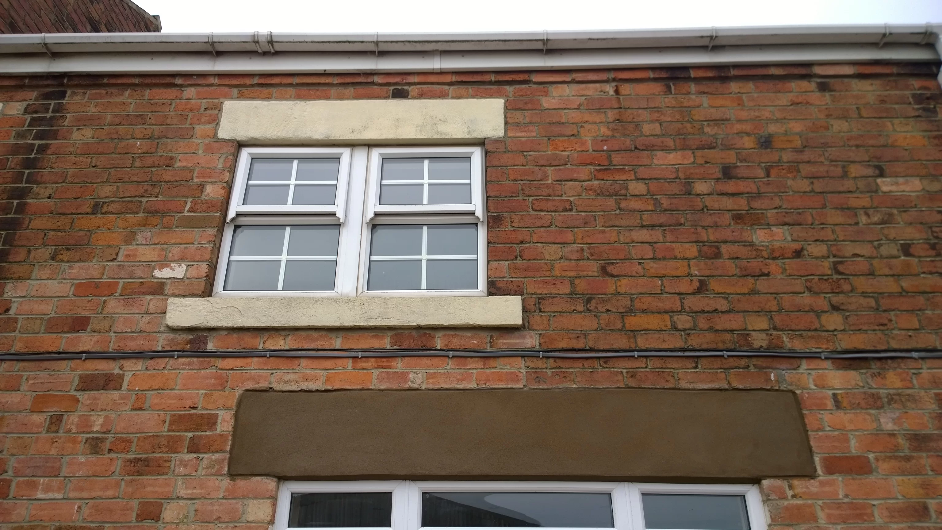 Farmhouse lintel patch up