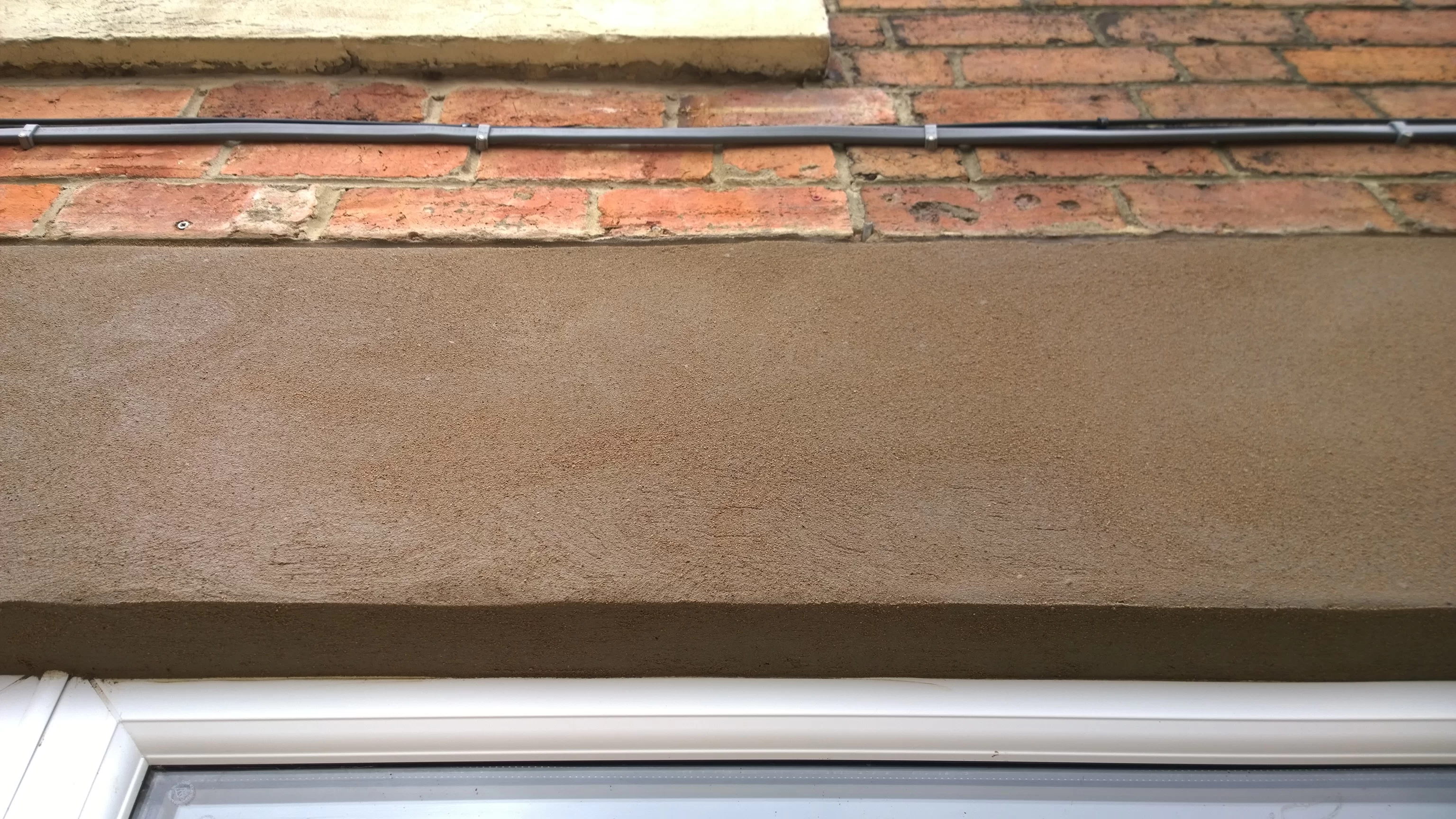 Farmhouse lintel patch up