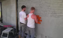 Small wallcrete job