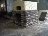 Render a Pizza oven semi-circular roof question