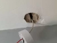 Replacing Pull Cord Light - Hole In Plaster!