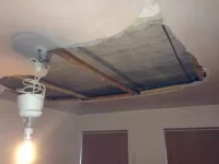 Ceiling failed