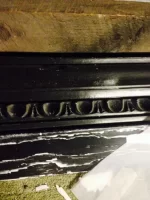 Four cornice moulds and two ceiling rose moulds