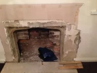 How to tidily restore a sandstone fireplace?