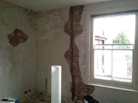 Plastering victorian solid walls