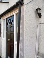 K-Rend on garden wall + rear extension in Walthamstow, North east London