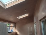 5x4 living room ceiling over-board and skim