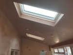 5x4 living room ceiling over-board and skim