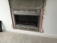 looking for materials to use above hole in the wall fire