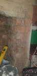 Patching chimney breast