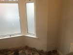 Newbie needing to sort damp in bay window - current render is mix of lime, multi as well as a bit of cement tanking