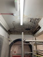 Removing solid coving