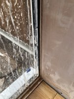 Plasterboard on window/door frames - any advice?