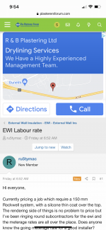 EWI Labour rate