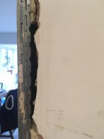 Plastering over metal beam and problem areas