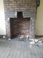 Unusual chimney breast opening