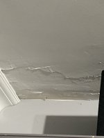 Plaster coming off from ceiling