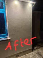 Silicone render looks terrible especially at night