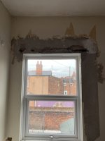 Damage to walls after windows installation