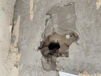 Damage to walls after windows installation