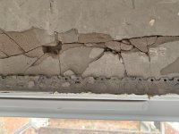 Damage to walls after windows installation