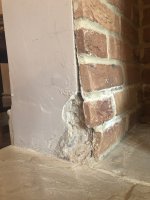 Help! Browning/Bonding Adhesive used on stone hearth around log burner??