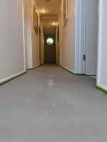 Polished concrete floor