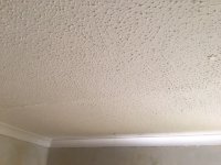 Skimming over asbestos artex ceiling