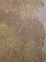 Hairline cracks in old plaster