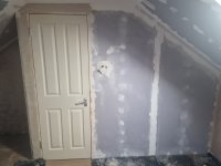 Plastering over fresh plaster