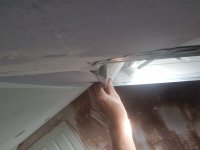 Plastering over fresh plaster