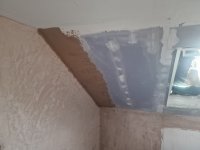 Plastering over fresh plaster