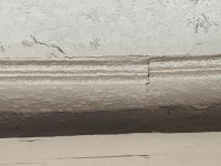 Heavy efflorescence on coving - can it be repaired ?