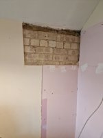 Render or plasterboard on solid wall